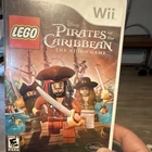 LEGO Pirates of the Caribbean Action Adventure Nintendo Wii Disney w/ Manual