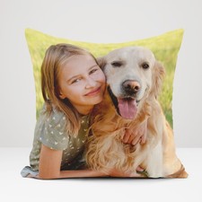 Personalised Cushion with 1 Photo Upload ? Custom Picture Pillow Gift for Home