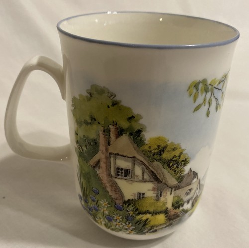Tazza Rose of England Fine Bone China 4" Country Cottage Made in UK set di 2 - Foto 12 di 16