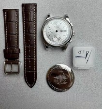 For DIY 40mm Watch Steel Case kit For ETA 775...