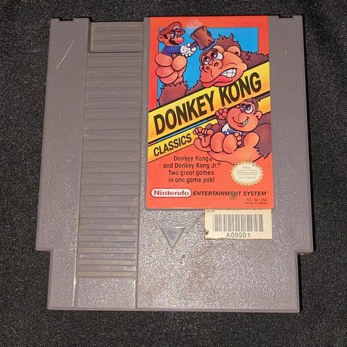 Nintendo Donkey Kong Classics Nintendo NES Arcade NTSC-U/C Video Game (Untested)