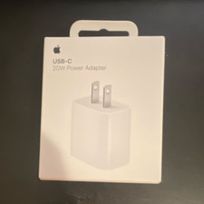 Apple USB-C 20W Power Adapter White Universal Compatibility 1 Port Charger A2344