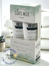 The Natural Goats Milk Company Hand Cream Coconut Lotion NEW 4.3 oz 2 Pack