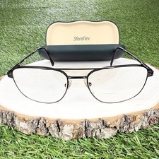 Sferoflex Eyeglasses Frames 2152 352 56-17-140mm Brown Metal Grandpacore Italy