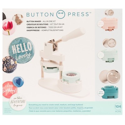 We R Makers Button Press Bundle All-In-One Kit