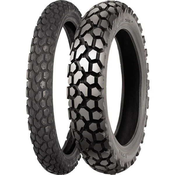 Kit Michelin 90/90-21 + 120/80-18 Anakee Street F + Válvula
