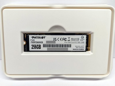 Patriot P320 256GB SSD 2280 M.2 PCIe Gen3 x4 NVMe Internal SSD For PC / Laptop