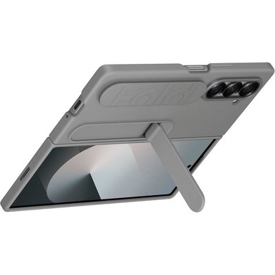 Original Samsung Z Fold6 Fold 6 Kickstand Book Case Hülle Standing Strap Cover