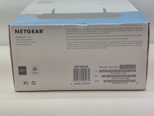 Netgear AC1200 Inteligentny router WiFi Duan Band Gigabit R6220 - Zdjęcie 6 z 6