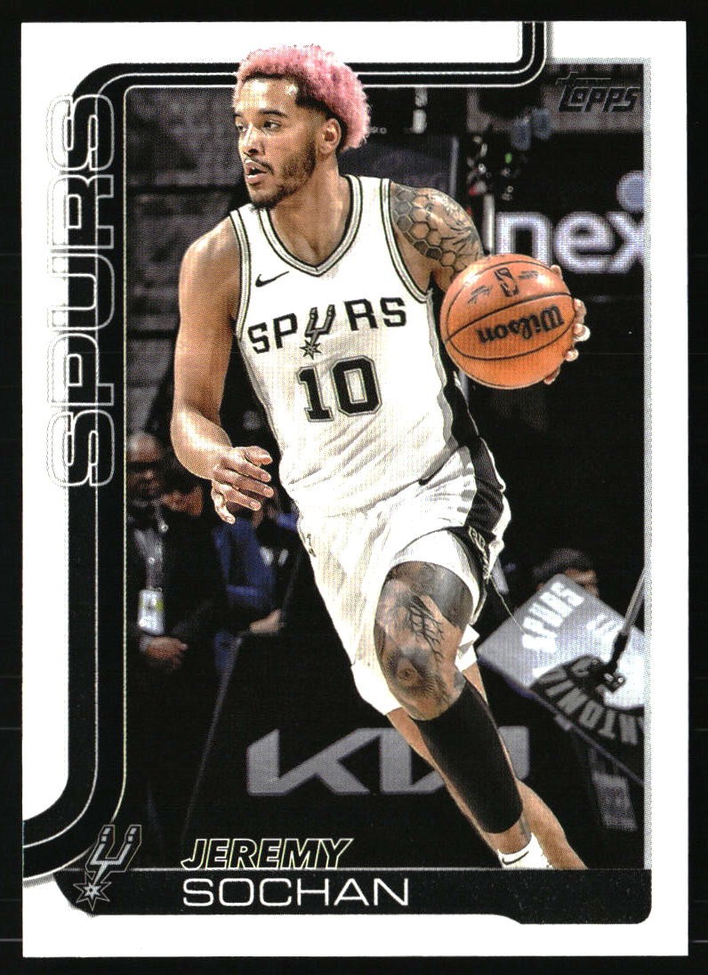 2025-26 Topps #199 Jeremy Sochan San Antonio Spurs | eBay