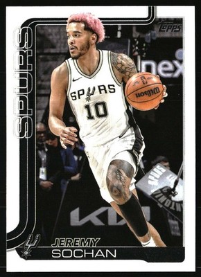 2025-26 Topps #199 Jeremy Sochan San Antonio Spurs | eBay