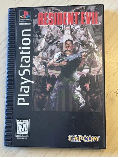 Resident Evil (Sony PlayStation 1, 1996) - Long Box (A)