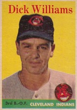 DICK WILLIAMS #79 1958 TOPPS BASEBALL MID-GRADE**** DICK WILLIAMS #79 1958 TOPPS BASEBALL MID-GRADE****