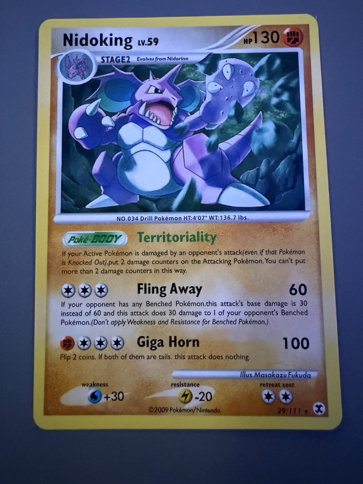 Nidoking 29/111 Rising Rivals Regular