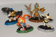 Lote de 4 bolígrafos Skylanders Imaginators Crash Bandicoot Neo Cortex King Golden Queen