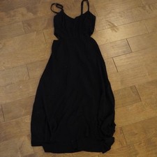 Reformation cutout Midi Dress Black Womens Size Small
