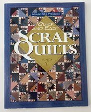 Leisure Arts QUICK AND EASY SCRAP QUILTS Quilt Pattern Booklet