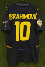 IBRAHIMOVIC MEN'S SWEDEN NATIONAL 2008/2009 SOCCER FOOTBALL SHIRT JERSEY SIZE S