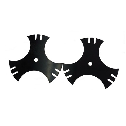 (Confezione da 2) Lama per bordatura a tre punti 9"x9" adatta per Troy-Bilt TB554 TEB515 781-0748 - Foto 1 di 6
