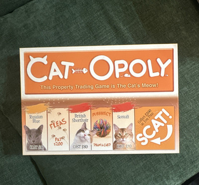 CAT-OPOLY Cats Board Game Complete Game 2-6 Players Ages 8+