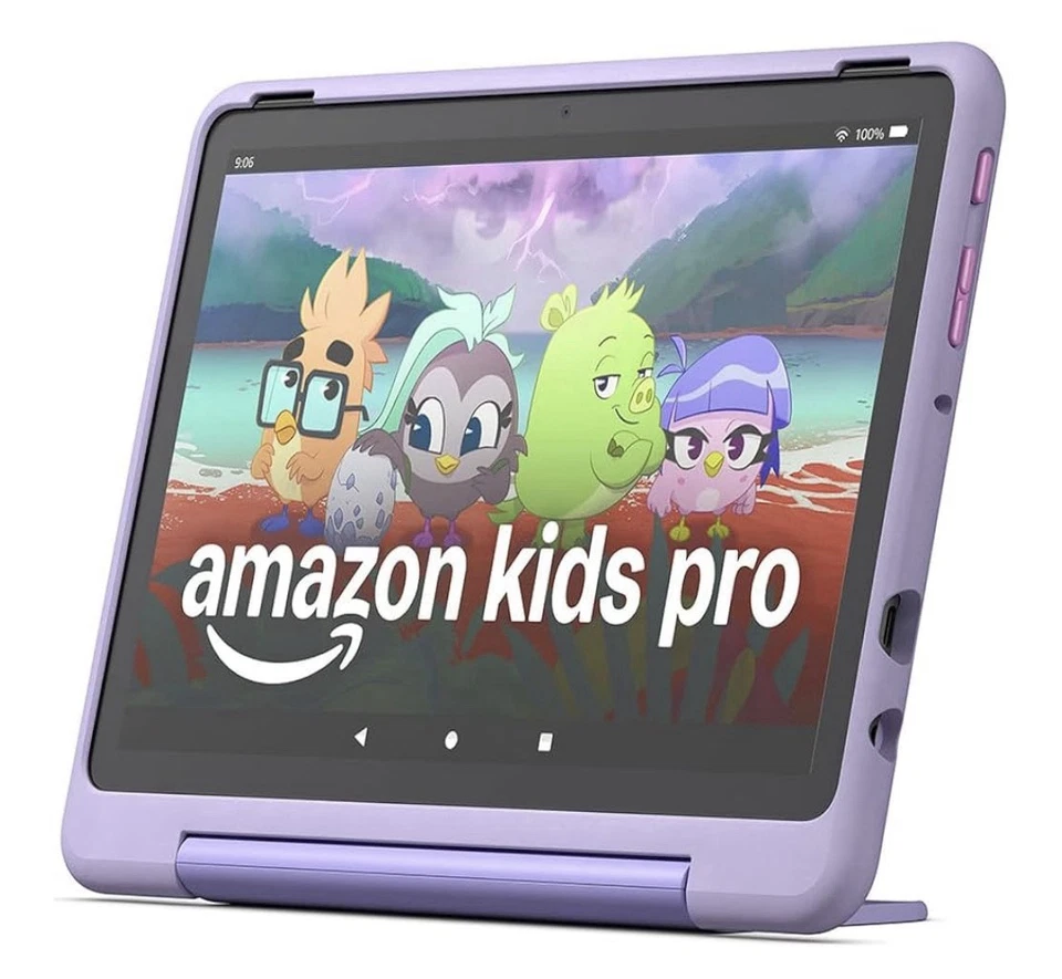 Amazon Fire HD 10 Kids Pro Tablet Neuste Version Happy Day LilaHülle NEU OVP - Bild 3 von 4