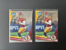 2023 Caleb Williams (Lot) Bowman Chrome U Football #1 (2) USC Trojans