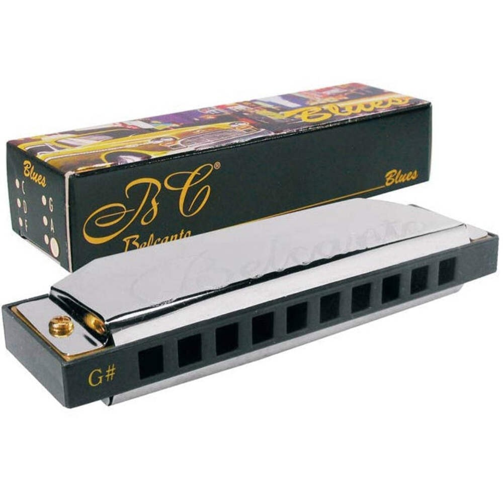 Belcanto Diatonic Blues Harmonica Mouth Organ Harp G# - HRM-20-G#