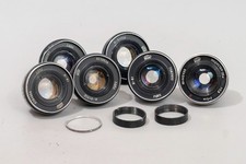 6 Soviet Lens INDUSTAR- 2.8/52mm, 2.8/53mm,2.8/50mm front element for pert