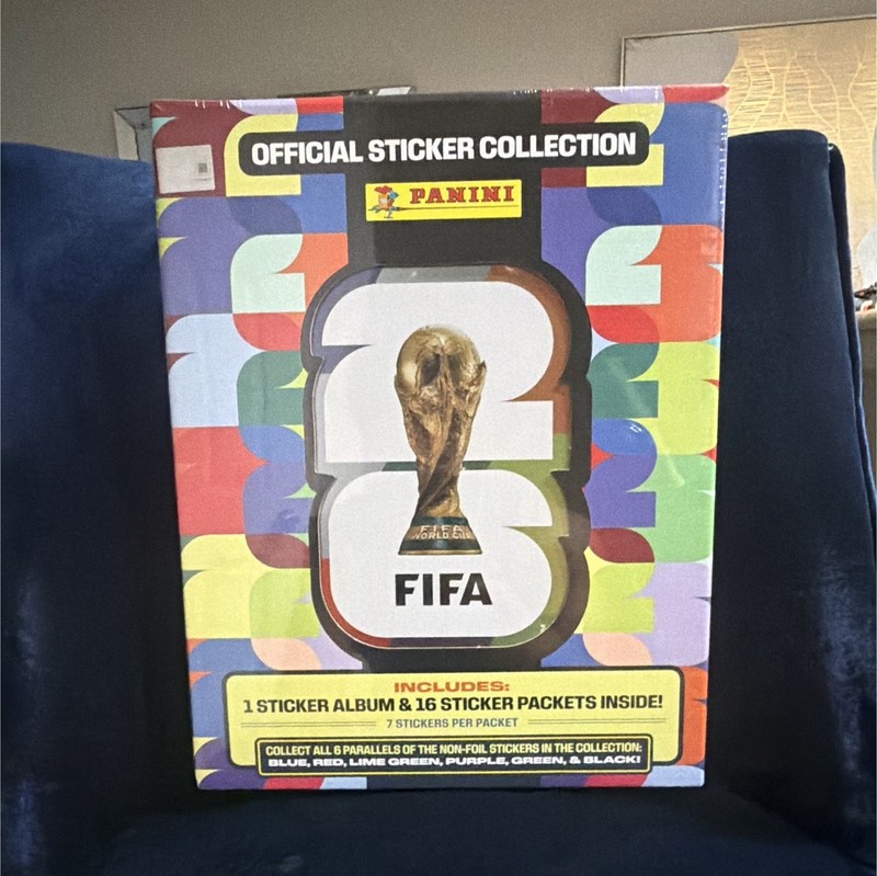 Panini FIFA World Cup 2026 Official Sticker Collection Box w/ Album & 16 Packs