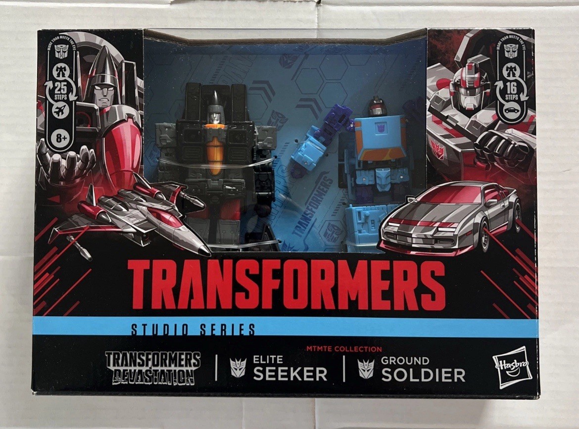 Transformers Studio Series MTMTE Ground Soldier and Elite Seeker