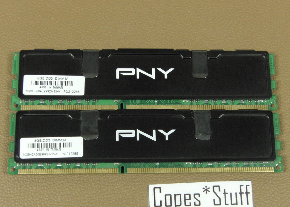 ponny58 ページ PNY XLR8 8GBH2X04E9927 DDR3 PC3-12800u LOT (2) x 8GB = 16GB RAM | eBay