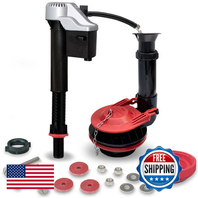 Korky Complete Toilet Repair Kit - Size Large 3-Inch - Fixes Running Noisy