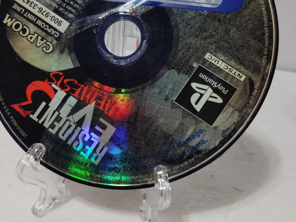 Resident Evil 3: NEMESIS Sony PlayStation 1999 PS1 DISC Only TESTED Blockbuster - Image 4 of 4