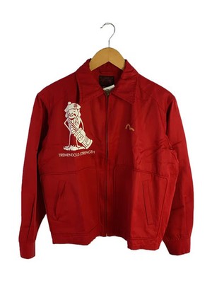 Evisu レッド ジップアップジャケット EVISU Jacket Red 38 Used | eBay