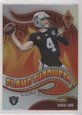 2021 Panini Phoenix Flame Throwers Derek Carr #FT-12 0g27