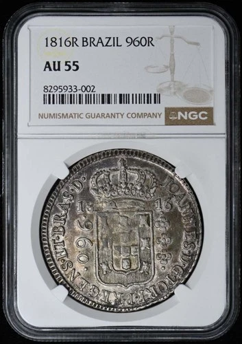 1816R BRAZIL KM-307 960R Reis NGC AU55