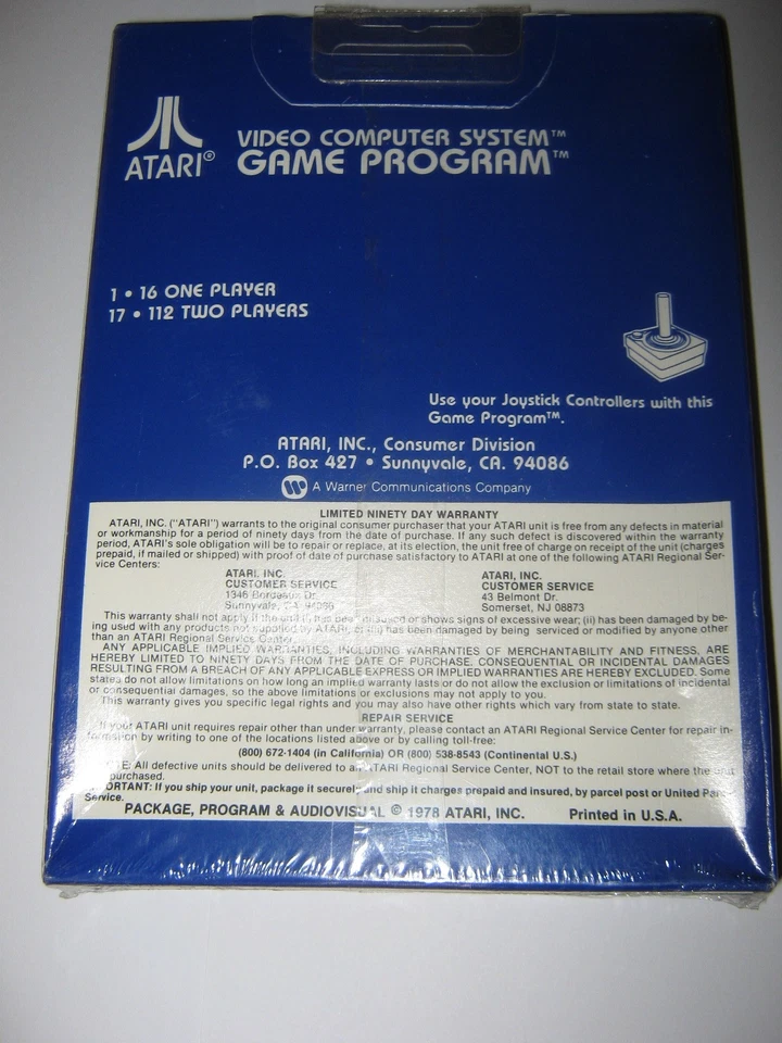 Space Invaders (Atari 2600, 1980) Rare New Sealed Arcade Classic - Image 3 of 4