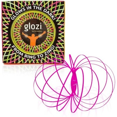 GLOZI Geometric Magic Glow in the Dark Flow Ring - Einfach zu bedienen - 3D Arm Spinner