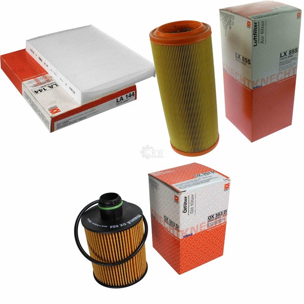 Mahle / Knecht Innenraumfilter LA 144 Luftfilter LX 855 ÖLfilter OX 553D-image