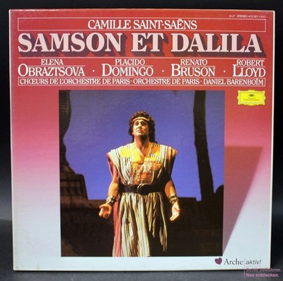 Camille Saint-Saens - Samson Et Dalila (Vinyl) 3 LP Box-Set, gebraucht