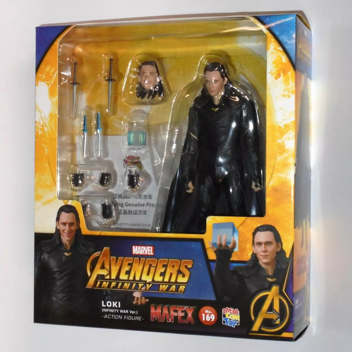 NEW Medicom Toy MAFEX No.169 LOKI Avengers Infinity War Ver. 160mm Figure Japan