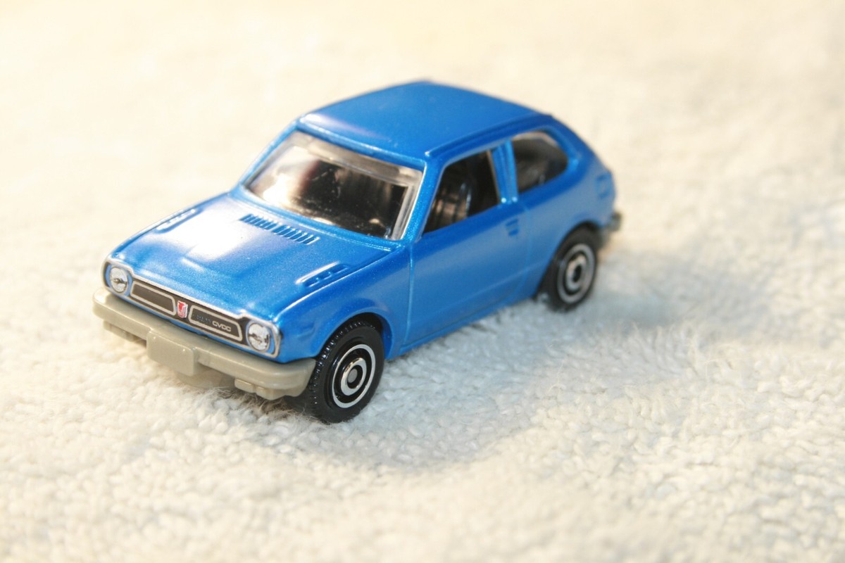 💥NEW 1976 METALLIC BLUE HONDA CVCC CIVIC MATCHBOX RETRO 1