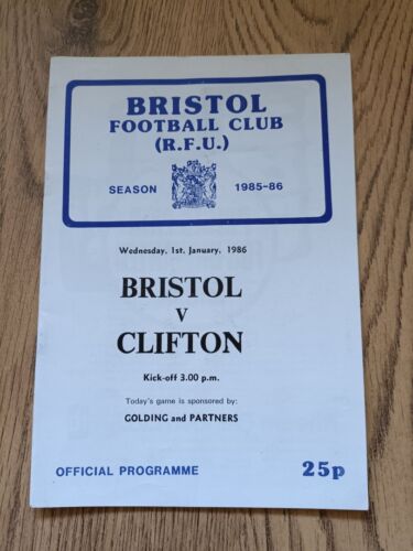 Bristol 1984 - 1993 Rugby Programmes - Picture 14 of 93
