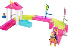 Mattel Barbie FHV66 On The Go Pony-Rennen Spielset NEU OVP<