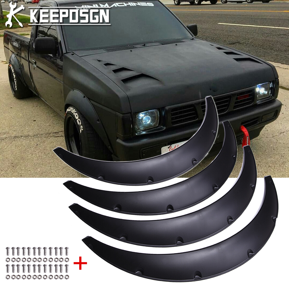 Fender Flares For Nissan D21 Hardbody Frontier Pickup Wheel Arch