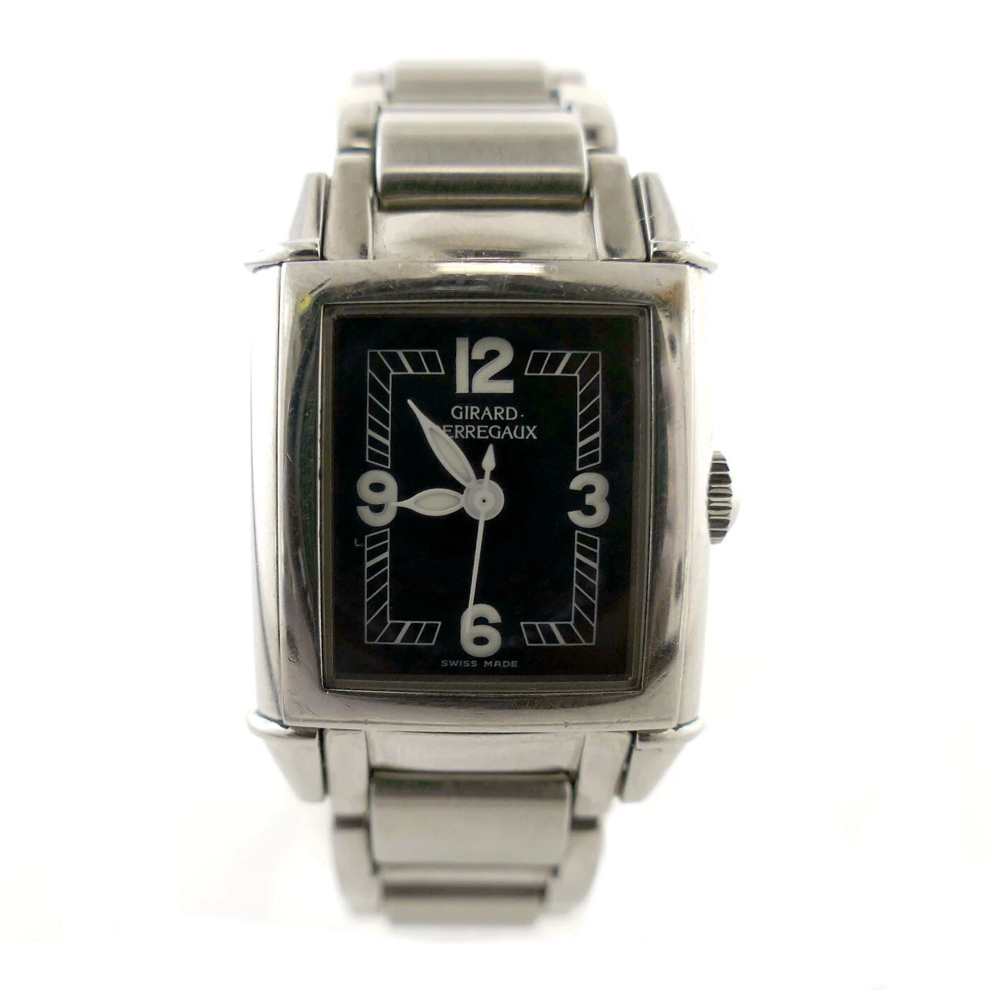 Girard Perregaux — GIRARD PERREGAUX 2591 QUARTZ BLACK DIAL STAINLESS STEEL LADIES BRACELET WATCH
