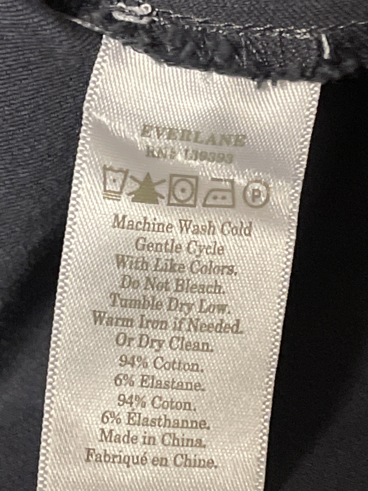 Everlane Side Zip Stretch Cotton Pants Grey Women… - image 11