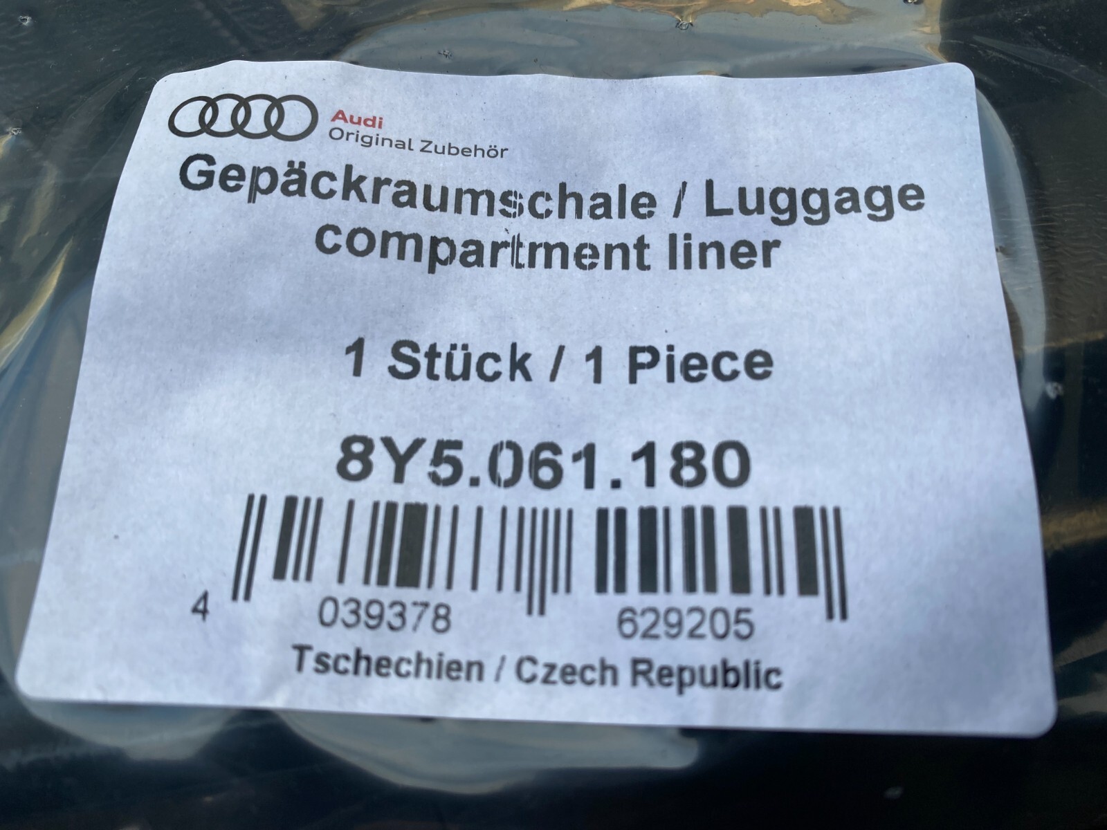 New Genuine Audi A3 Saloon Boot Liner 2020 on 8Y5061180 eBay