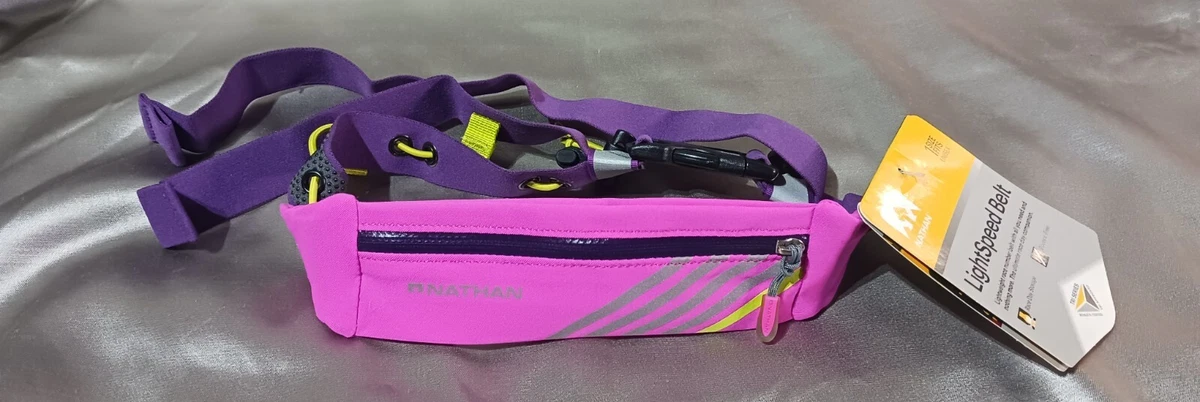 Nathan Pink Running Pack Belt NWT Nathan Hydration Waist Belt Pink 2-10oz Water Bottles  main image 3