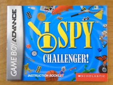 I Spy Challenger! Nintendo Game Boy Advance Manual Only ~ Instruction Booklet
